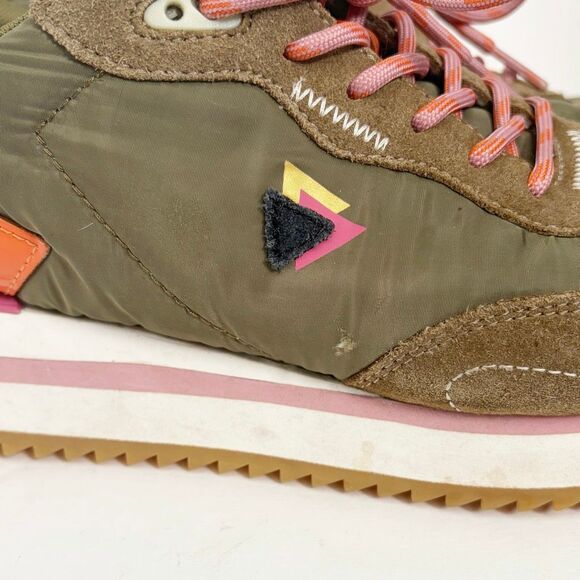 0’105 Lenox Bamboo Green Sneakers Size 41 - Picture 4 of 7